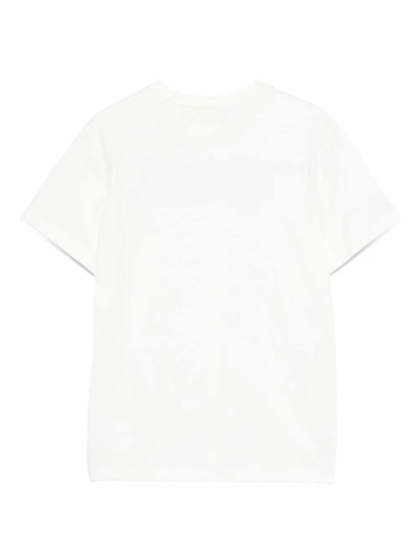 White Big Bookish Crackle Logo T-Shirt
