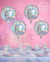 Shimmer Disco Balloon - 4 disco ball balloons
