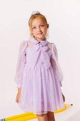 Sequin Party Bow Dress