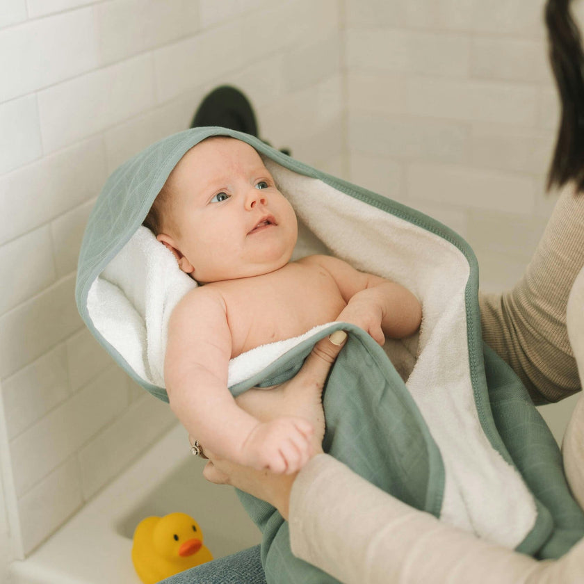 Infant Hooded Towel - Sea