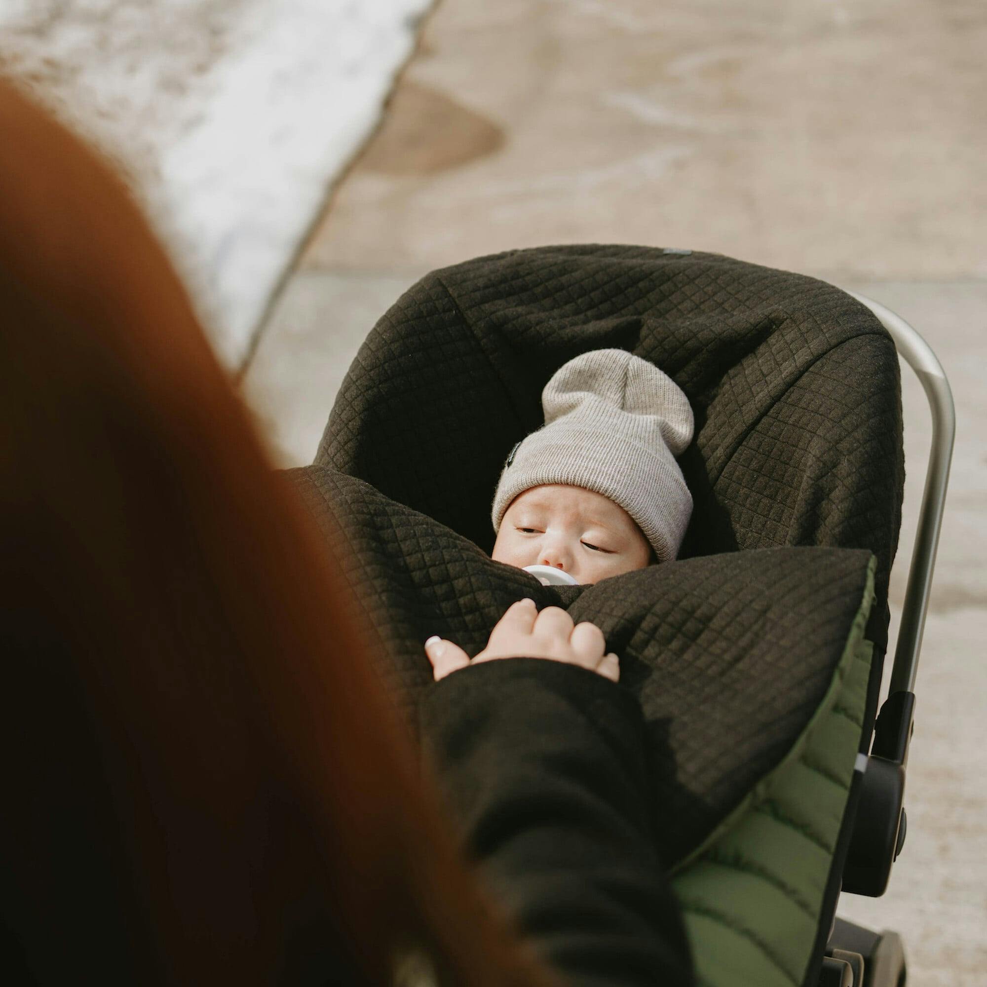 Infant Car Seat Footmuff - Dark Green