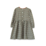 Phoebe Long Sleeves Dress | Green Motif