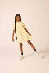 Shirtdress in Pale Yellow Duet