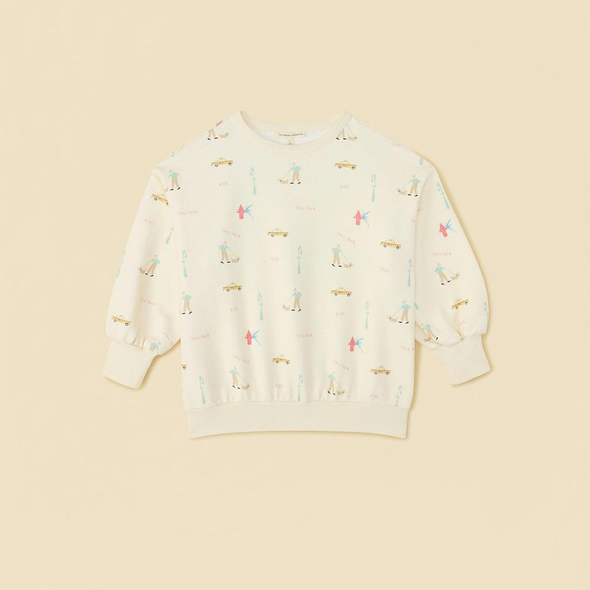 Organic Weekend Sweatshirt in City Scenes