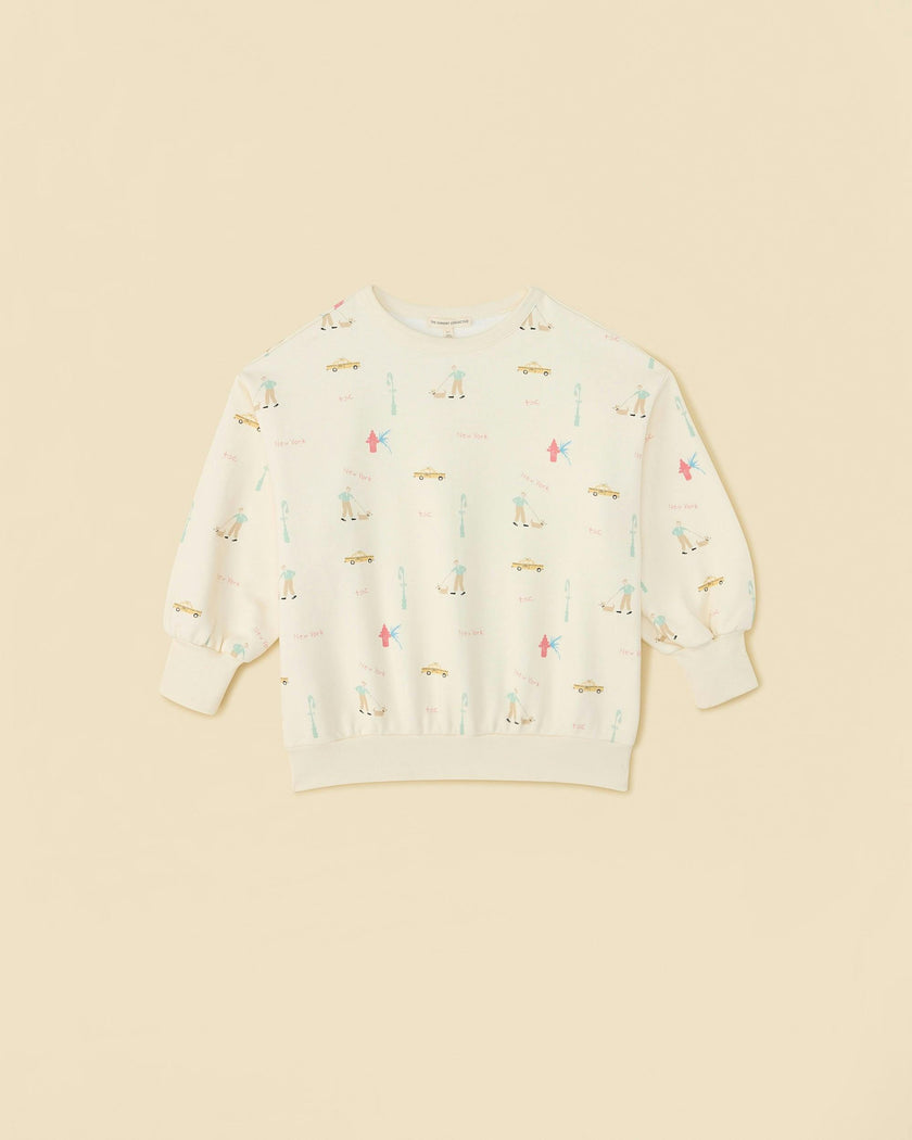 Organic Weekend Sweatshirt in City Scenes