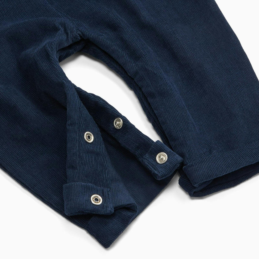 Navy Corduroy Overalls