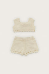 BABY JANA SET - OFF WHITE