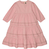 Pleats-N-Tiers 3-Quarter Sleeve Dress
