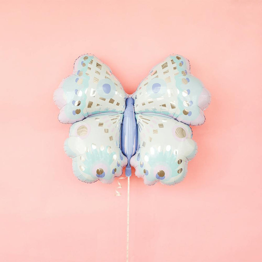 Fairy Garden Butterfly Mylar Balloon