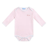 "Lil Sis" Short Sleeve Bodysuit in Pink Stripe