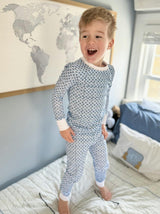 Sailor Hearts Two Piece Kids Pajamas