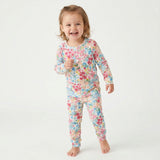 Petal Parade Long Sleeve & Pants Kids Pajamas