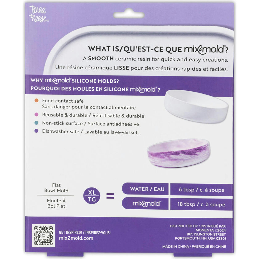 Brea Reese Mix2Mold Silicone Shallow Bowl Mold - 1pc