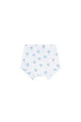 Blue Heart Print Onesie Set