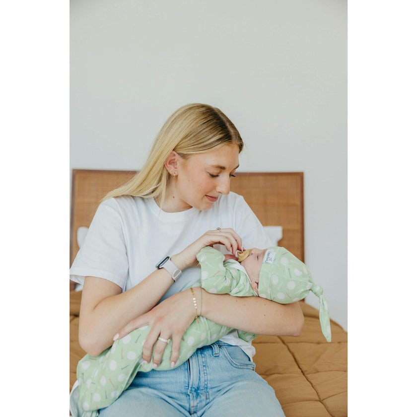 Bogey Newborn Knotted Gown