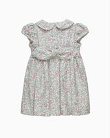 Baby Arabella Floral Smocked Dress in Pink