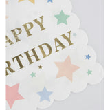 Happy Birthday Stars Large Napkins