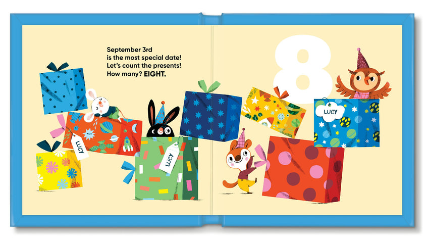 Birthday Counting - Personalized Board Book (Space Theme)