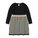 Organic Skater Sweater Dress with Bow