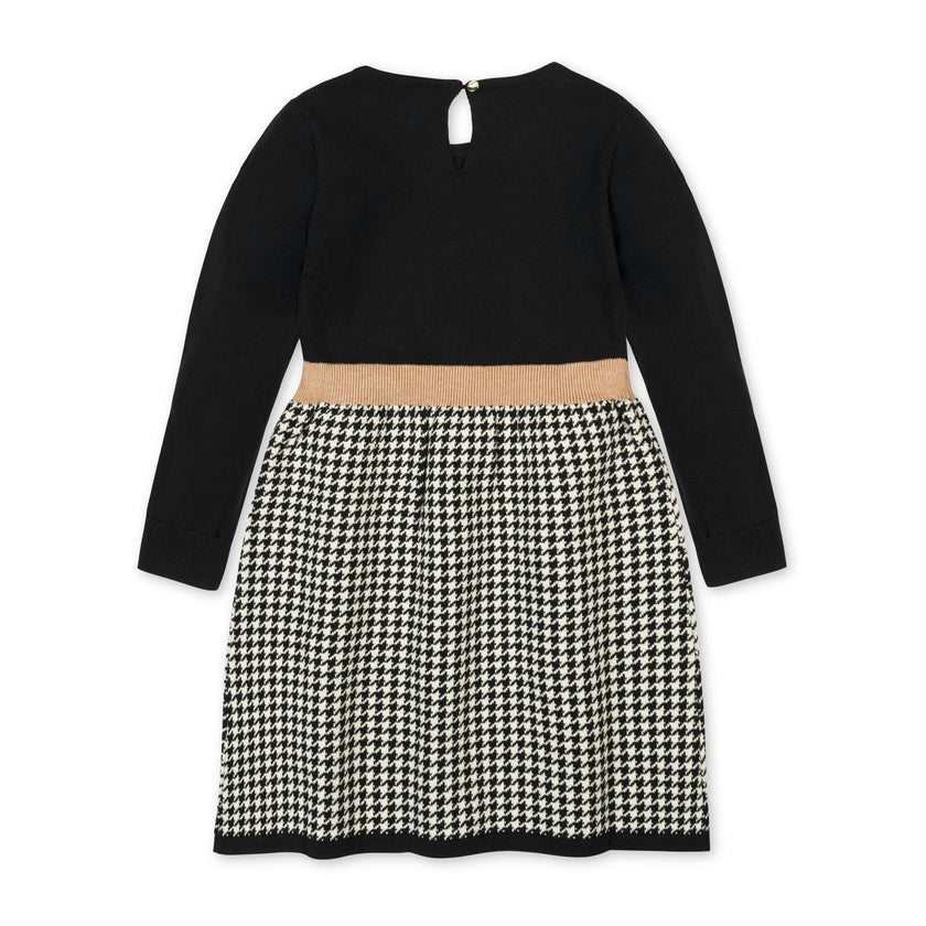 Organic Skater Sweater Dress with Bow