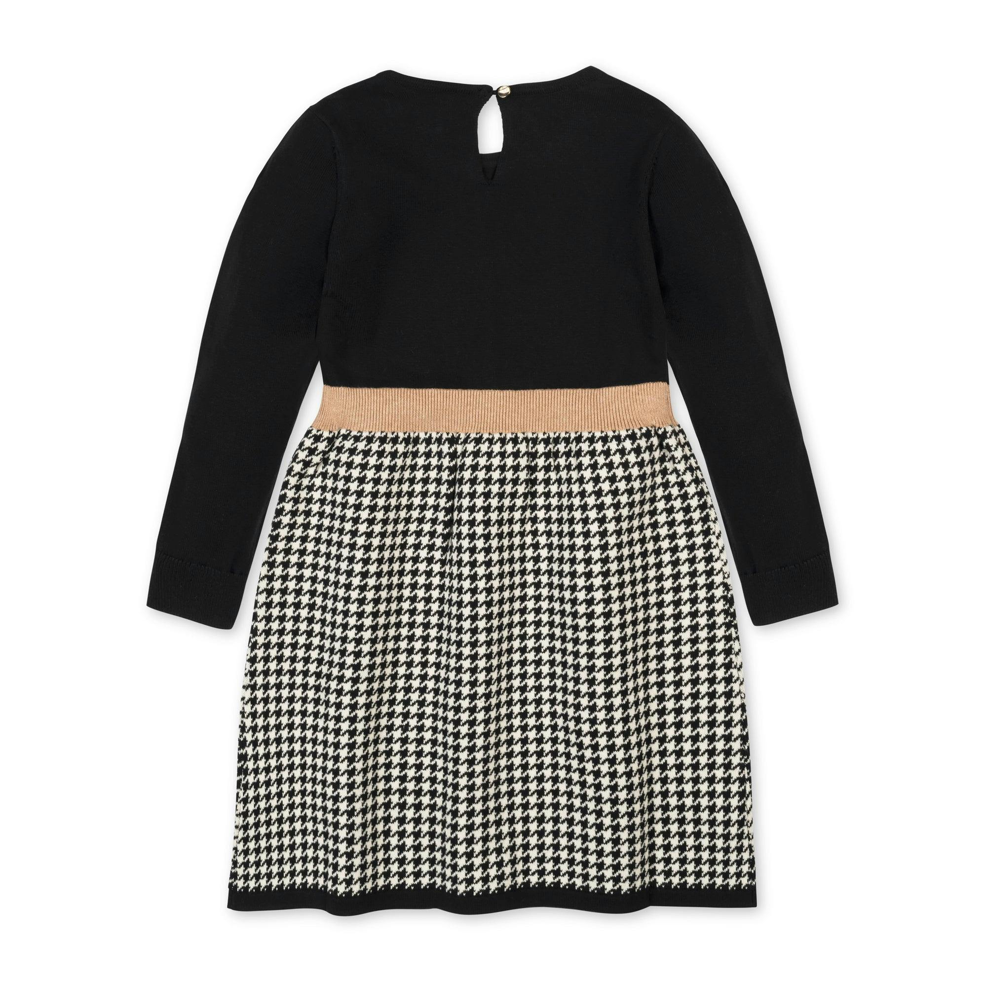 Organic Skater Sweater Dress with Bow