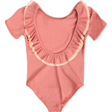 Carlotta Surf Suit in Coral Pink & Peach Pink