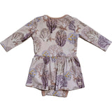 Baby Isabelle Print Long Sleeve Onesie Dress