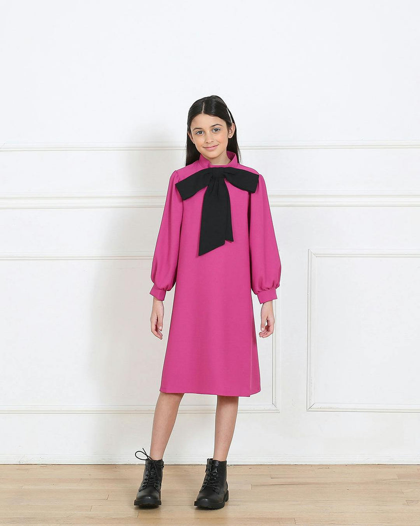 Megan dress (fuschia pink)