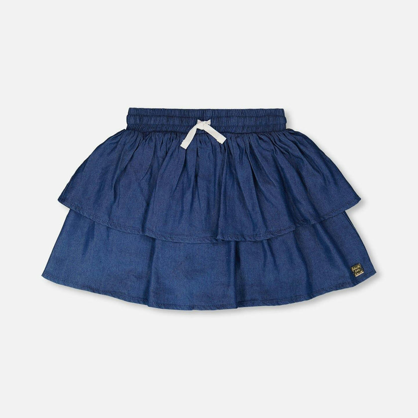 Chambray Skort