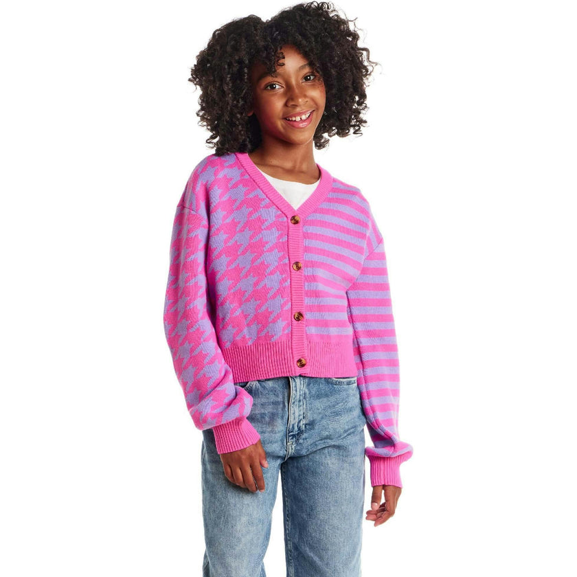 Big Kids Stripe Cardigan