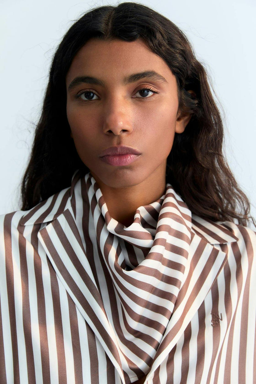 Anika Woman Shirt Roast Stripes