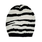 Tiger Pattern Wool Hat (Snap On Pom Sold Separately)