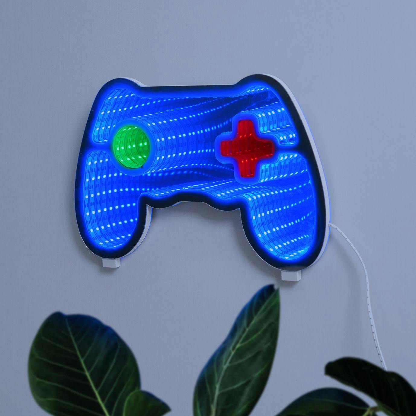 Infinty Neon Mirror Light-Gamer