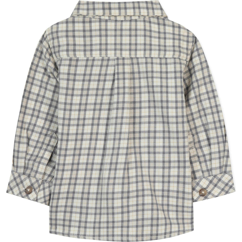 TARTINE ET CHOCOLAT Button-Down Plaid Baby Shirt
