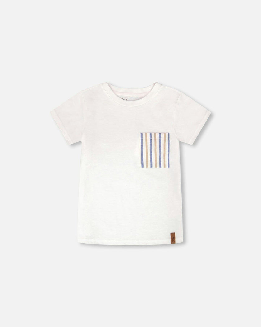 Jersey T-Shirt With Chest Pocket