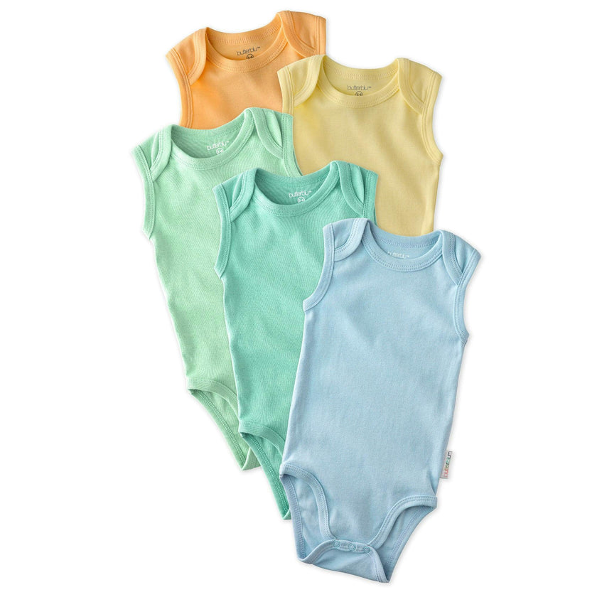 SAM 5-Pack Sleeveless Bodysuits