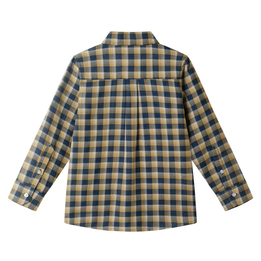 Kids Plaid Double-Facing Buttondown