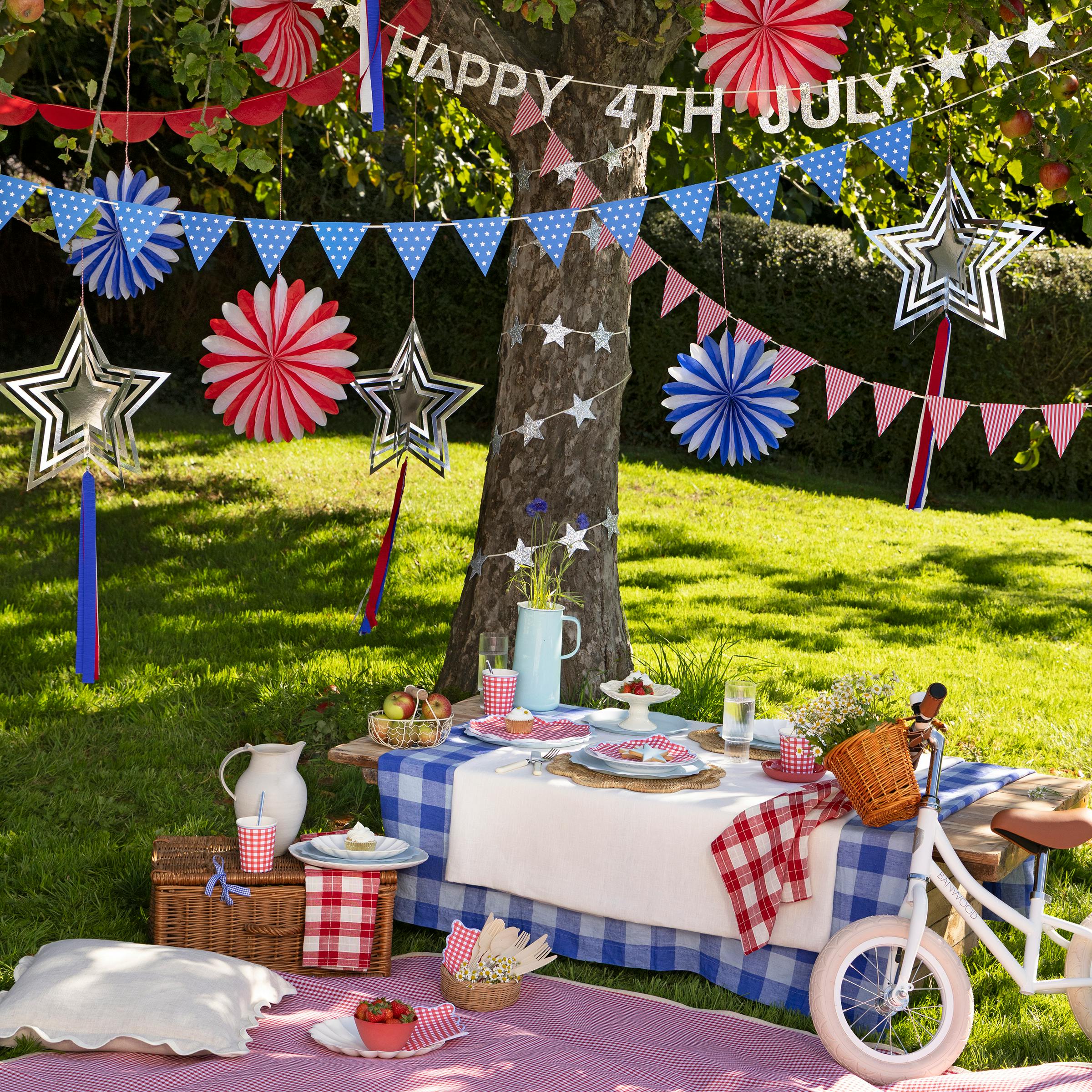 4th July Stars & Stripes Garland Set