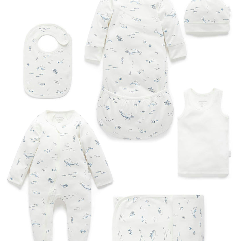 Newborn Hospital Pack Vanilla Nautical Pack