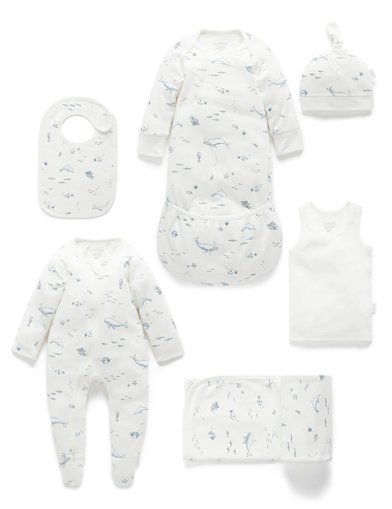 Newborn Hospital Pack Vanilla Nautical Pack