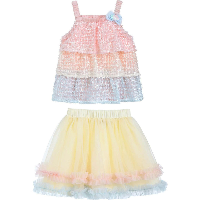 Sunset Layered Dress Set