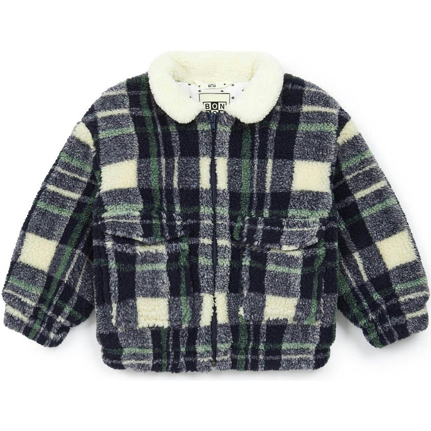 Fritz Plaid Bomber Jacket