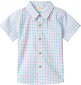 PINK/BLUE PLAID NEWPORT WOVEN SHIRT