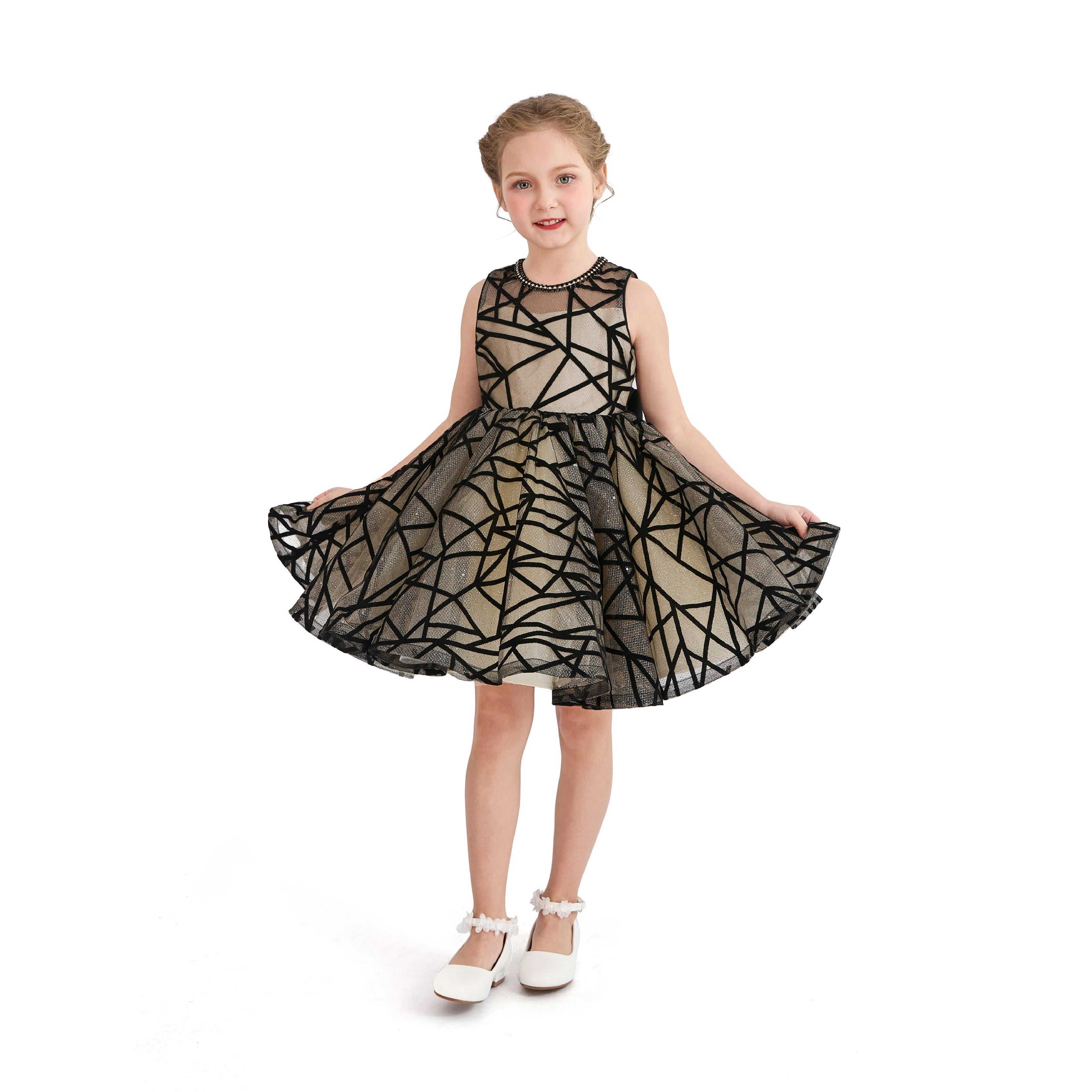 Beige Belvedra Pearl-Trim Ribbon Dress