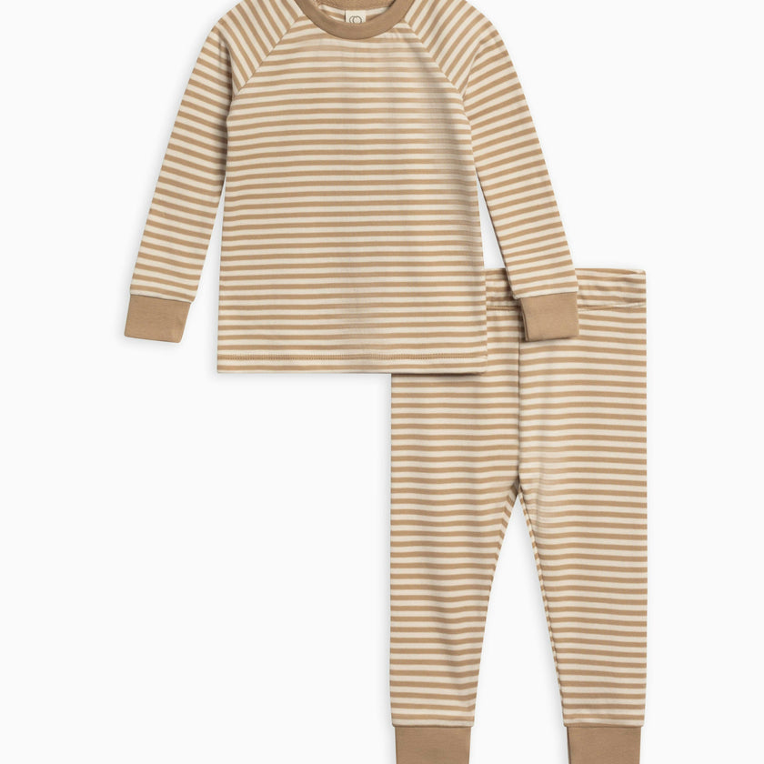 2-Piece Long Sleeve Jammie Set Ballet Stripe