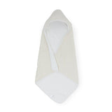 Infant Hooded Towel - Tan Gingham