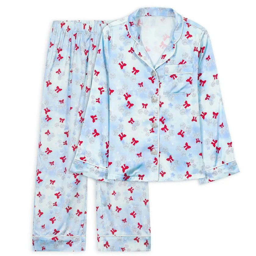 Disco Cherries Long Sleeve Pajama Pant Set