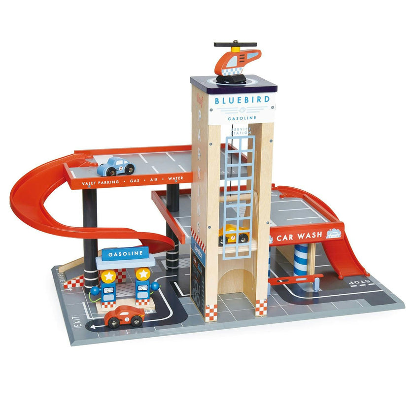 Blue Service Station