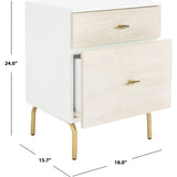 Genevieve 2-Drawer Nightstand
