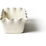 Signature White Ruffle Loaf Pan